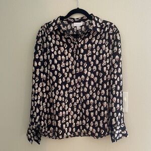 Topshop Button Down Blouse